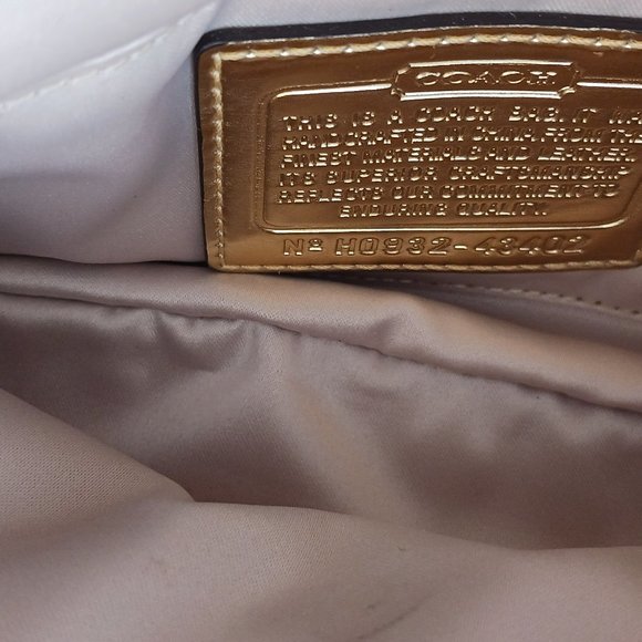 Coach Amanda Satin Wristlet/Clutch Bag 43402 - Picture 7 of 9